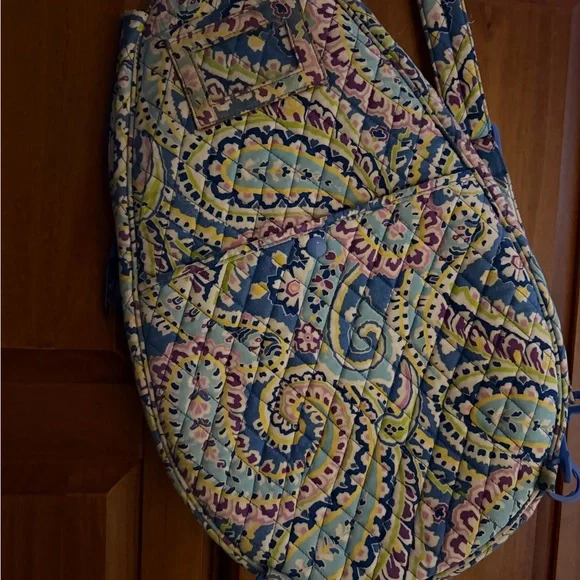 Vera Bradley Blue Paisley Women's Racket Bag - Picture 4 of 6